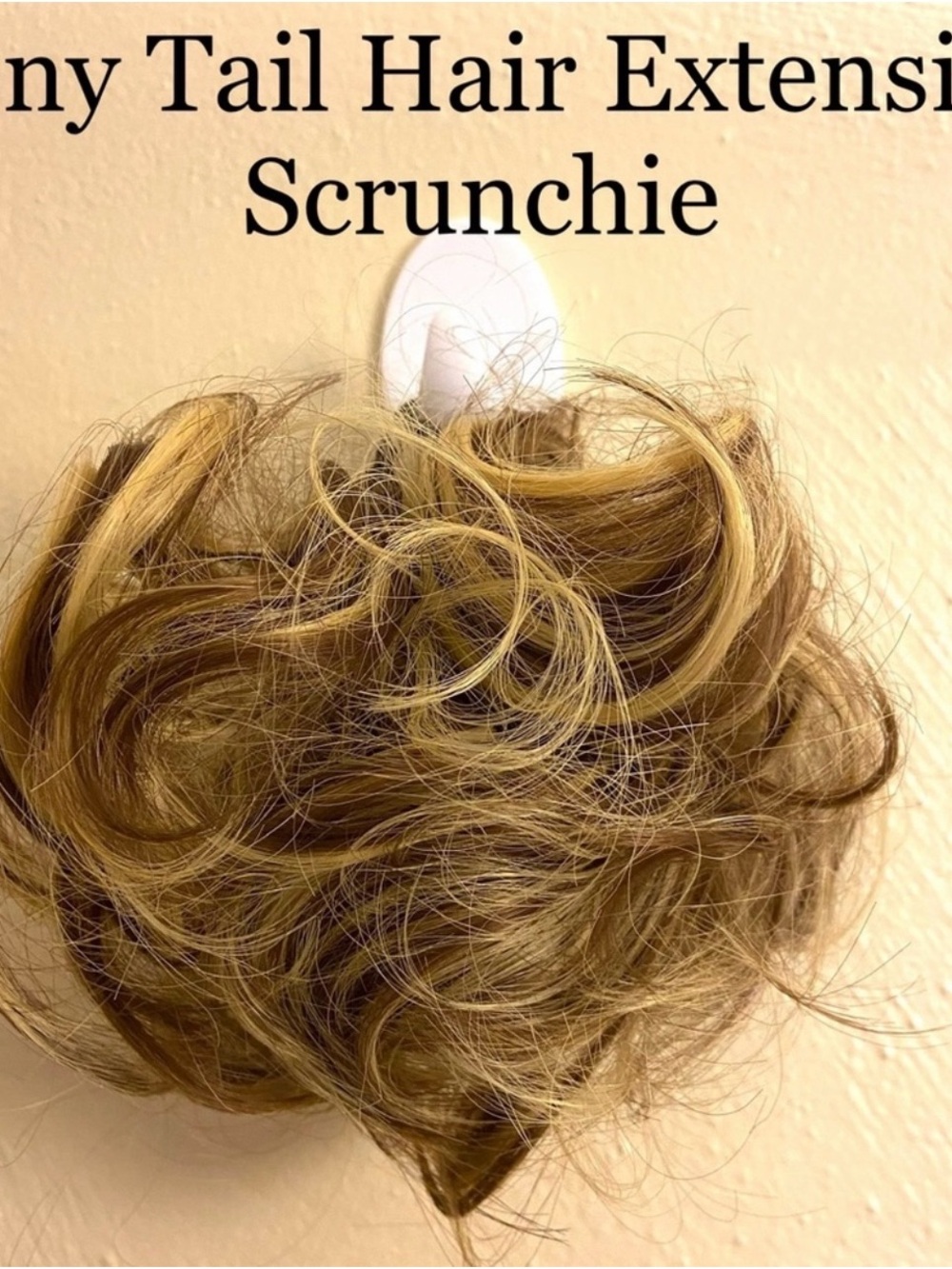 5/$15💥 Hair Extention Messy Curvy Pony Tail Scrunchie Wig Highlights